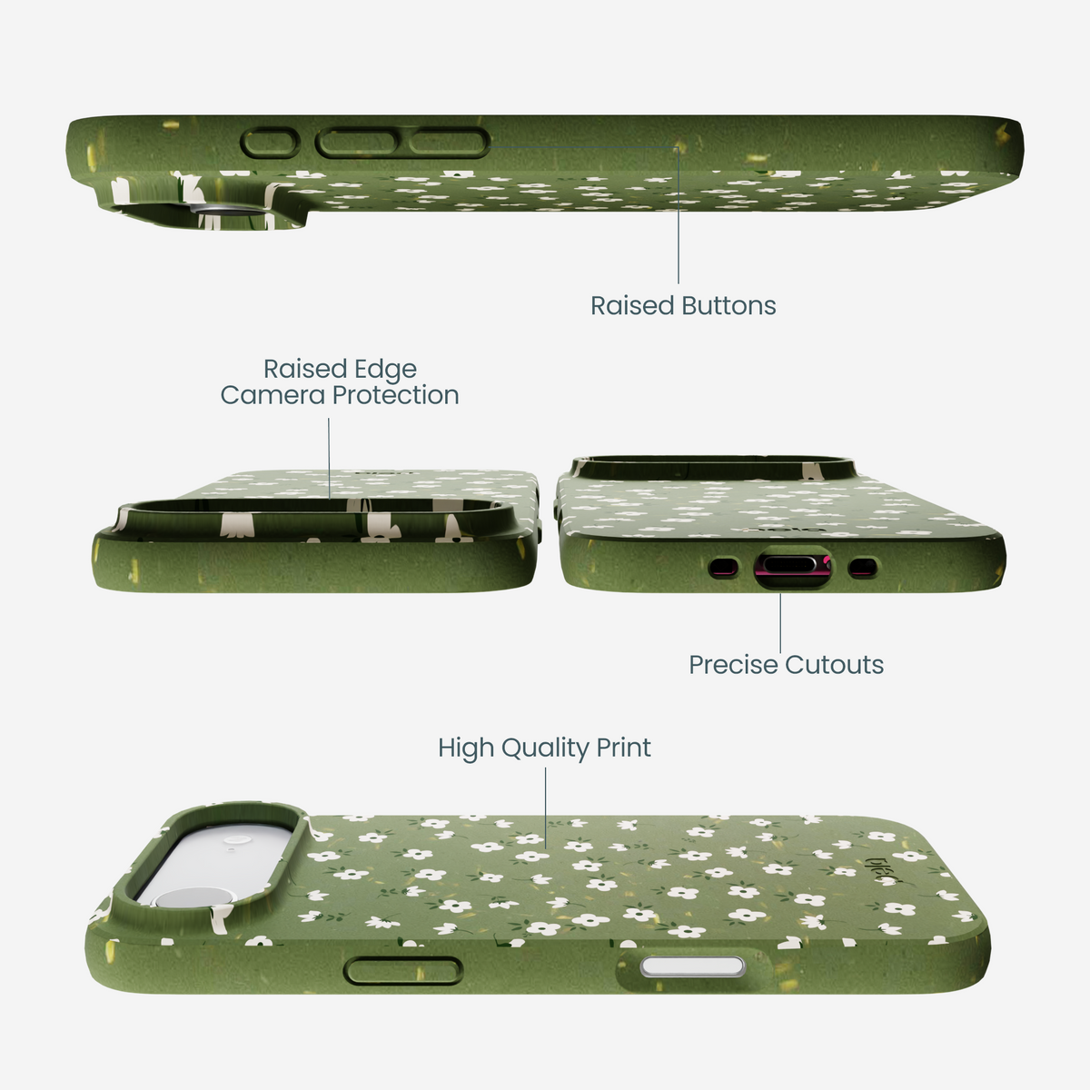 Forest Floor Ditzy Greens iPhone Air Case