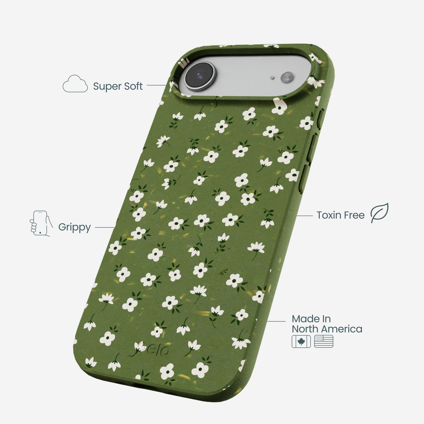 Forest Floor Ditzy Greens iPhone Air Case