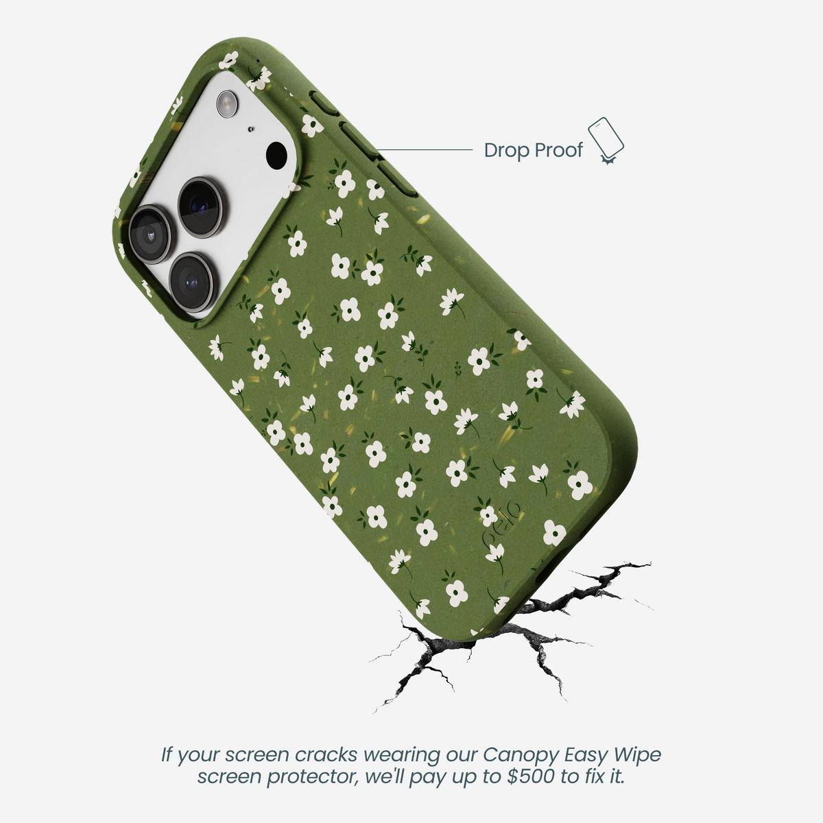 Forest Floor Ditzy Greens iPhone 17 Pro Case