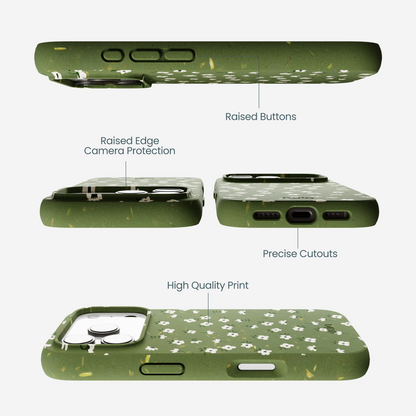 Forest Floor Ditzy Greens iPhone 17 Pro Case