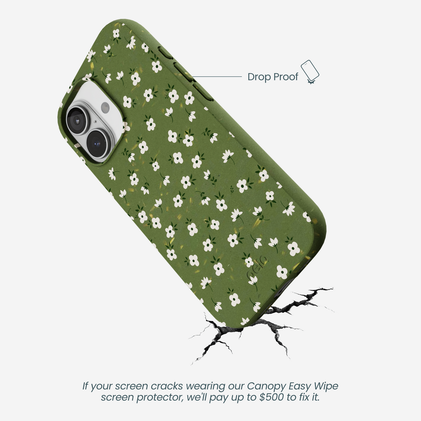 Forest Floor Ditzy Greens iPhone 17 Case