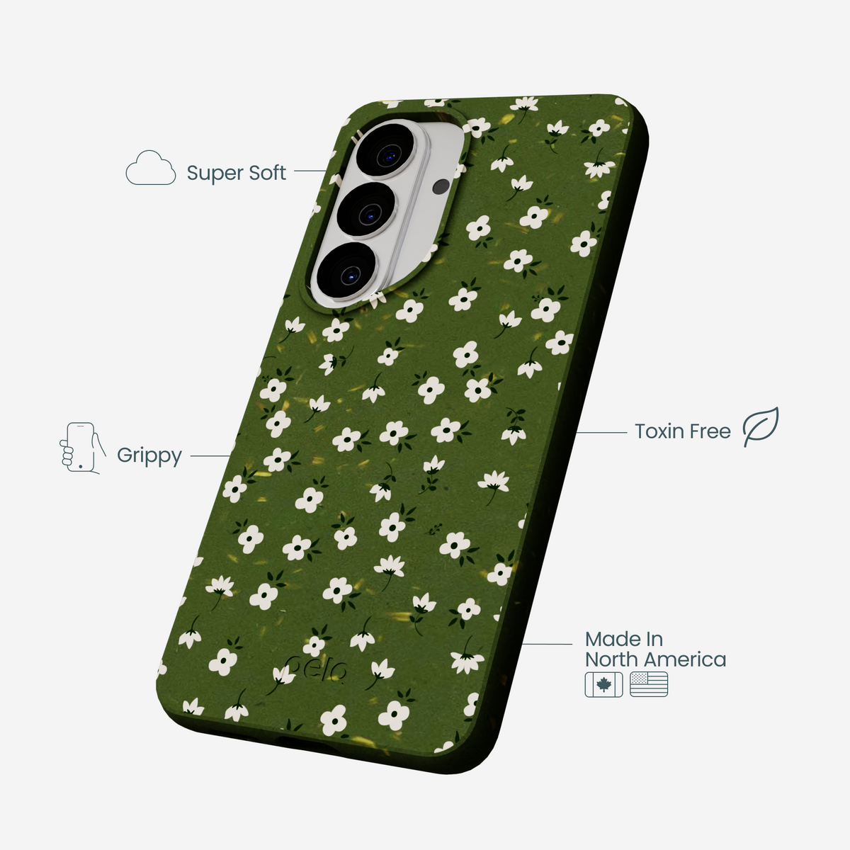 Forest Floor Ditzy Greens Samsung Galaxy S26 Case