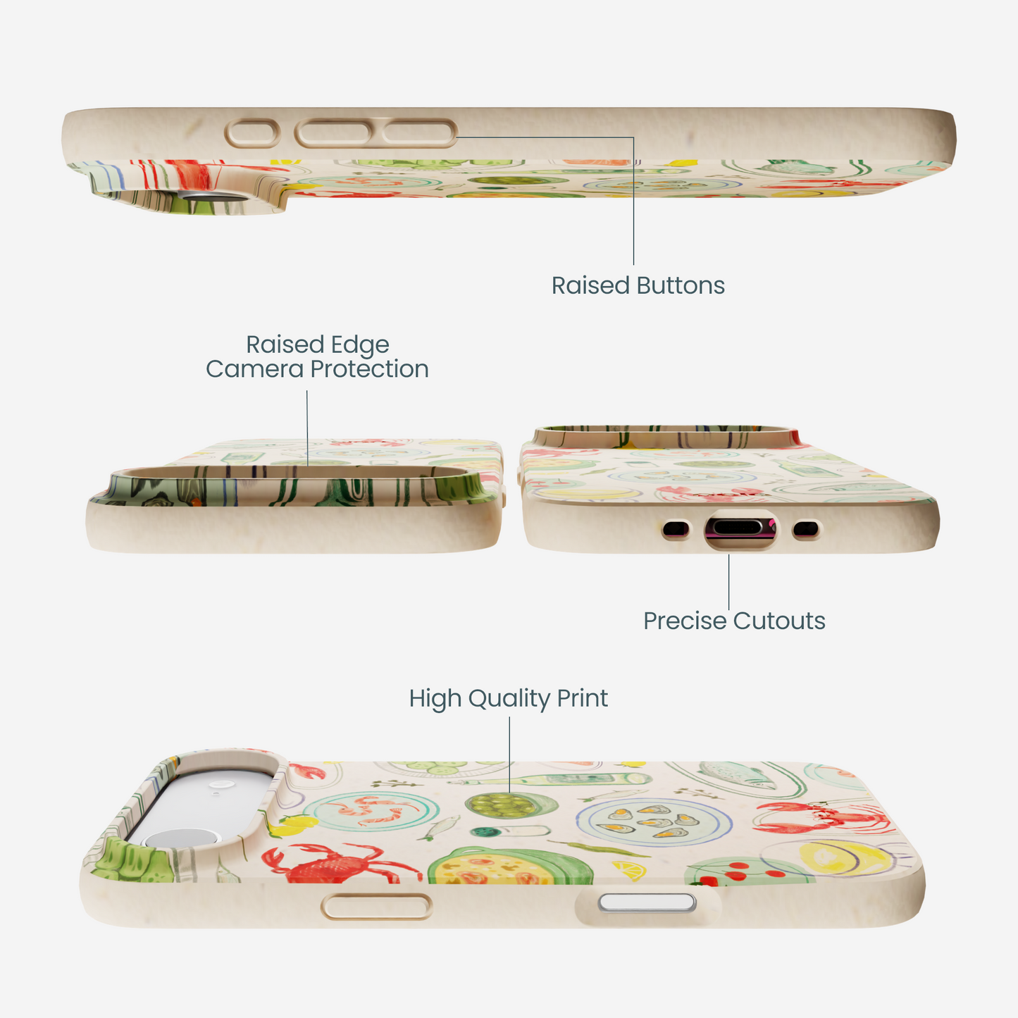 Seashell Dock and Dine iPhone Air Case