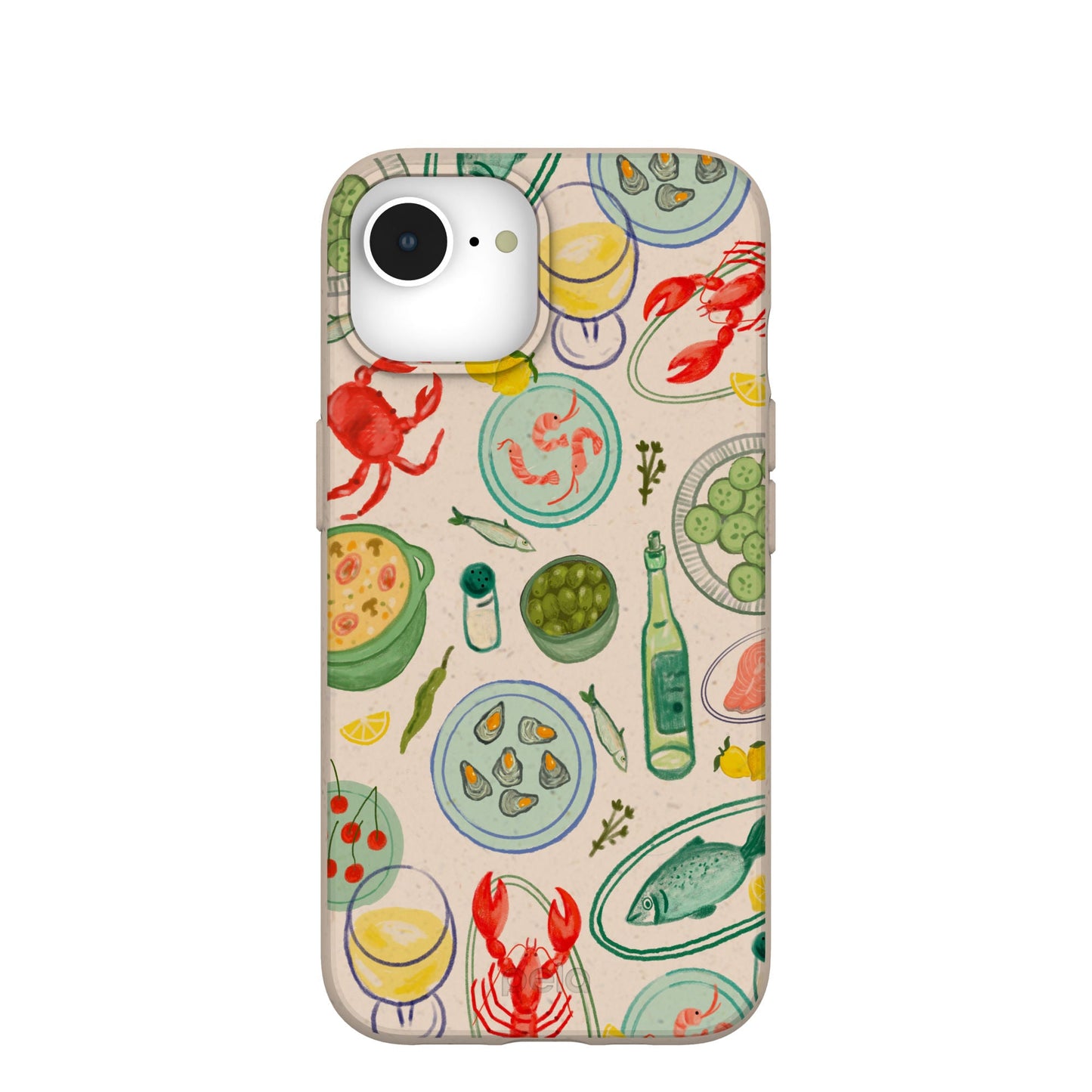 Seashell Dock and Dine iPhone 16e/17e Case