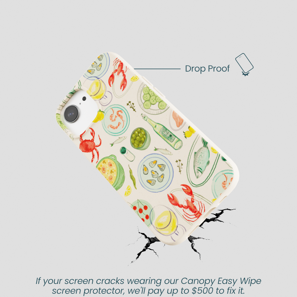 Seashell Dock and Dine iPhone 16e/17e Case