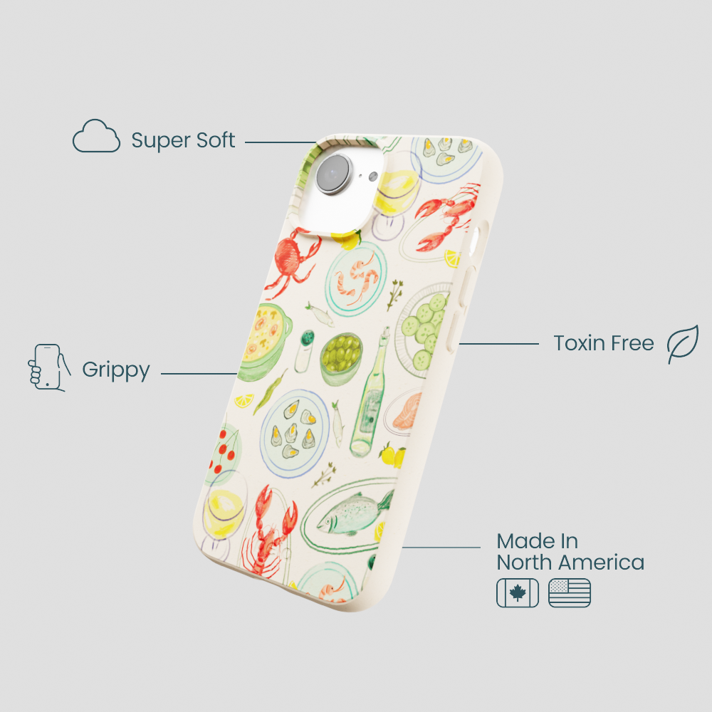 Seashell Dock and Dine iPhone 16e/17e Case