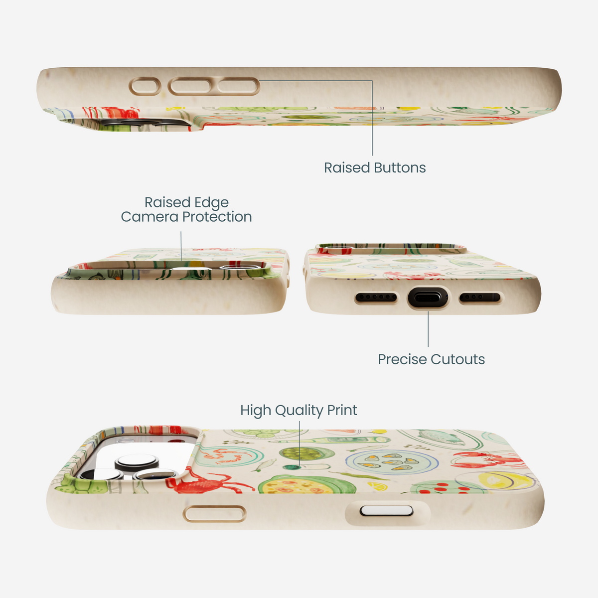 Seashell Dock and Dine iPhone 17 Pro Max Case