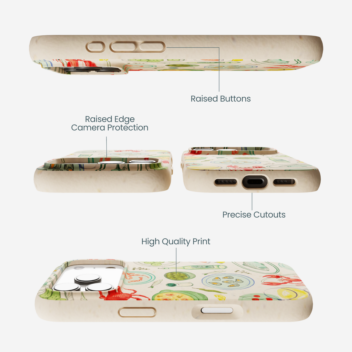 Seashell Dock and Dine iPhone 17 Pro Case