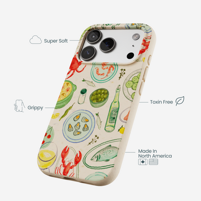 Seashell Dock and Dine iPhone 17 Pro Case