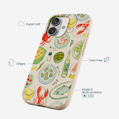 Seashell Dock and Dine iPhone 17 Case
