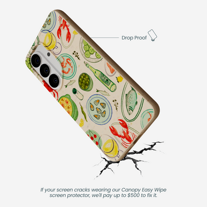 Seashell Dock and Dine Samsung Galaxy S26 Case