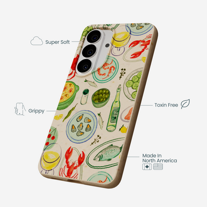 Seashell Dock and Dine Samsung Galaxy S26 Case