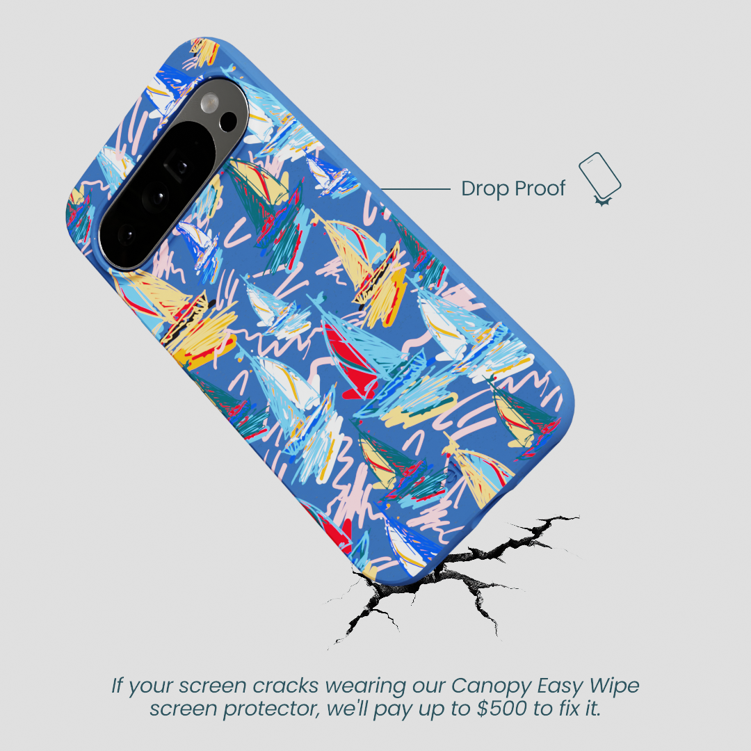 Electric Blue Dockside Dreams Google Pixel 10 Pro XL Case