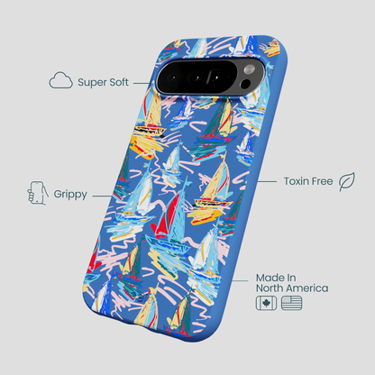 Electric Blue Dockside Dreams Google Pixel 10 Pro XL Case