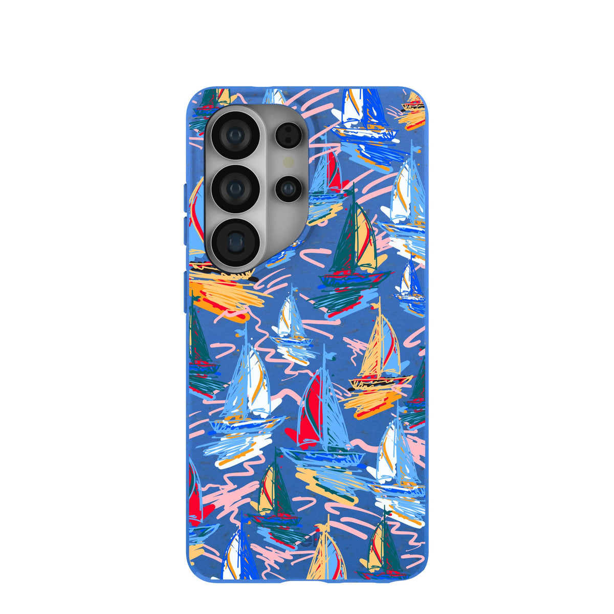 Electric Blue Dockside Dreams Samsung Galaxy S26 Ultra Case