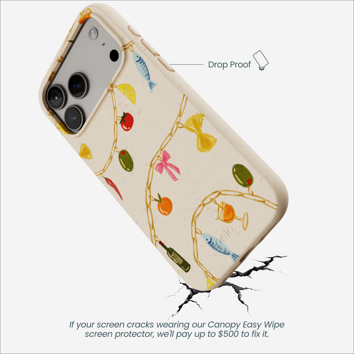 Seashell Dolce Summer iPhone 17 Pro Max Case