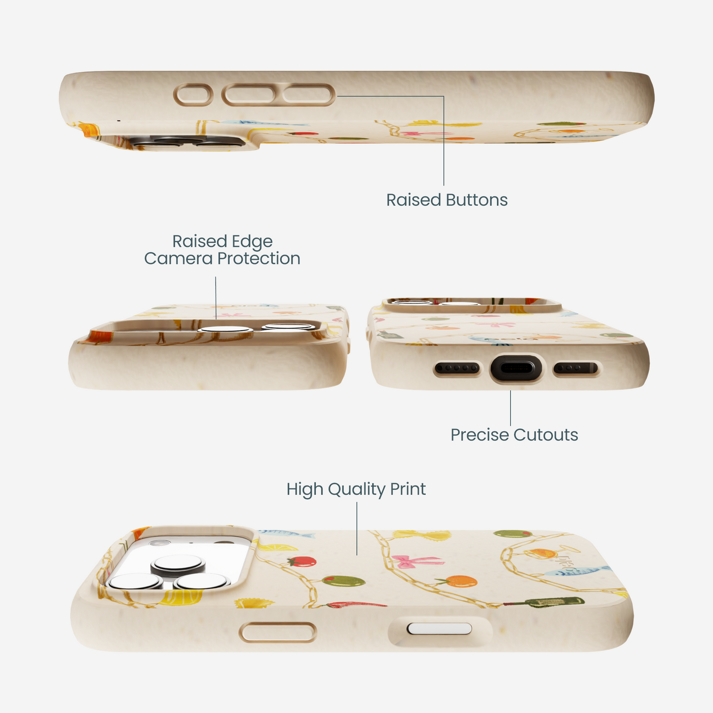 Seashell Dolce Summer iPhone 17 Pro Case