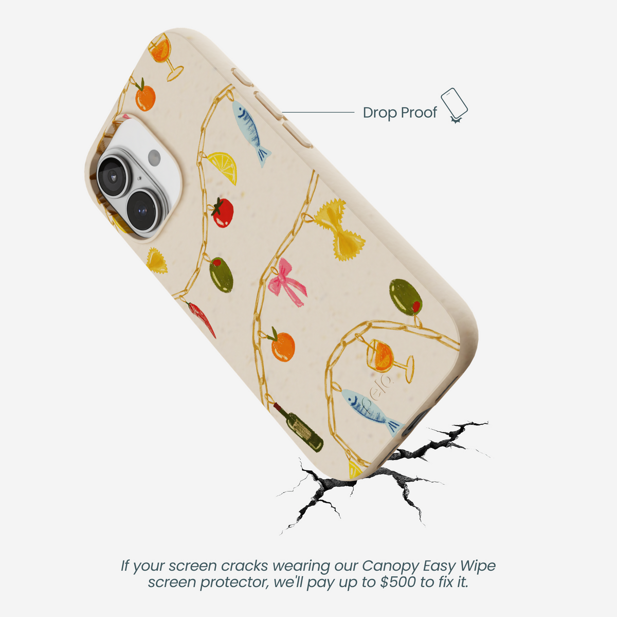 Seashell Dolce Summer iPhone 17 Case