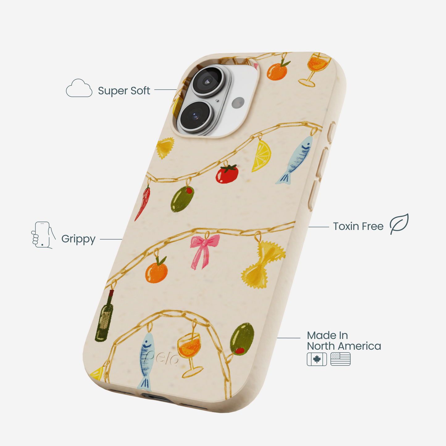 Seashell Dolce Summer iPhone 17 Case