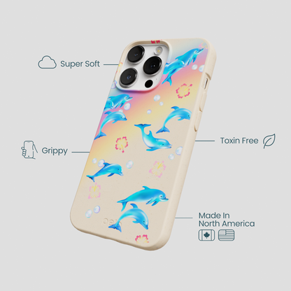 Seashell Dolphin Sunset iPhone 13 Pro Case