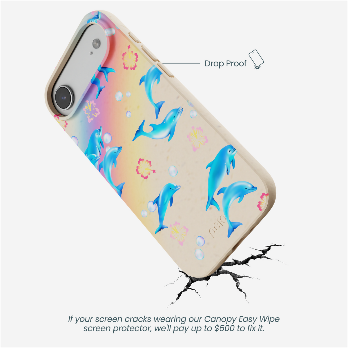 Seashell Dolphin Sunset iPhone Air Case