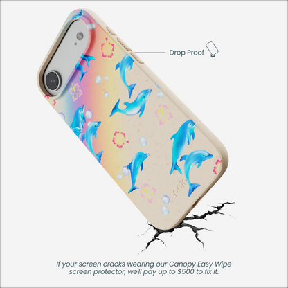 Seashell Dolphin Sunset iPhone Air Case