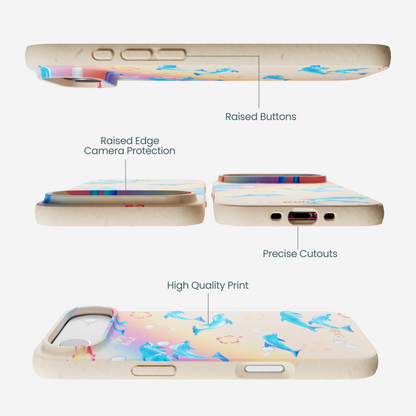 Seashell Dolphin Sunset iPhone Air Case