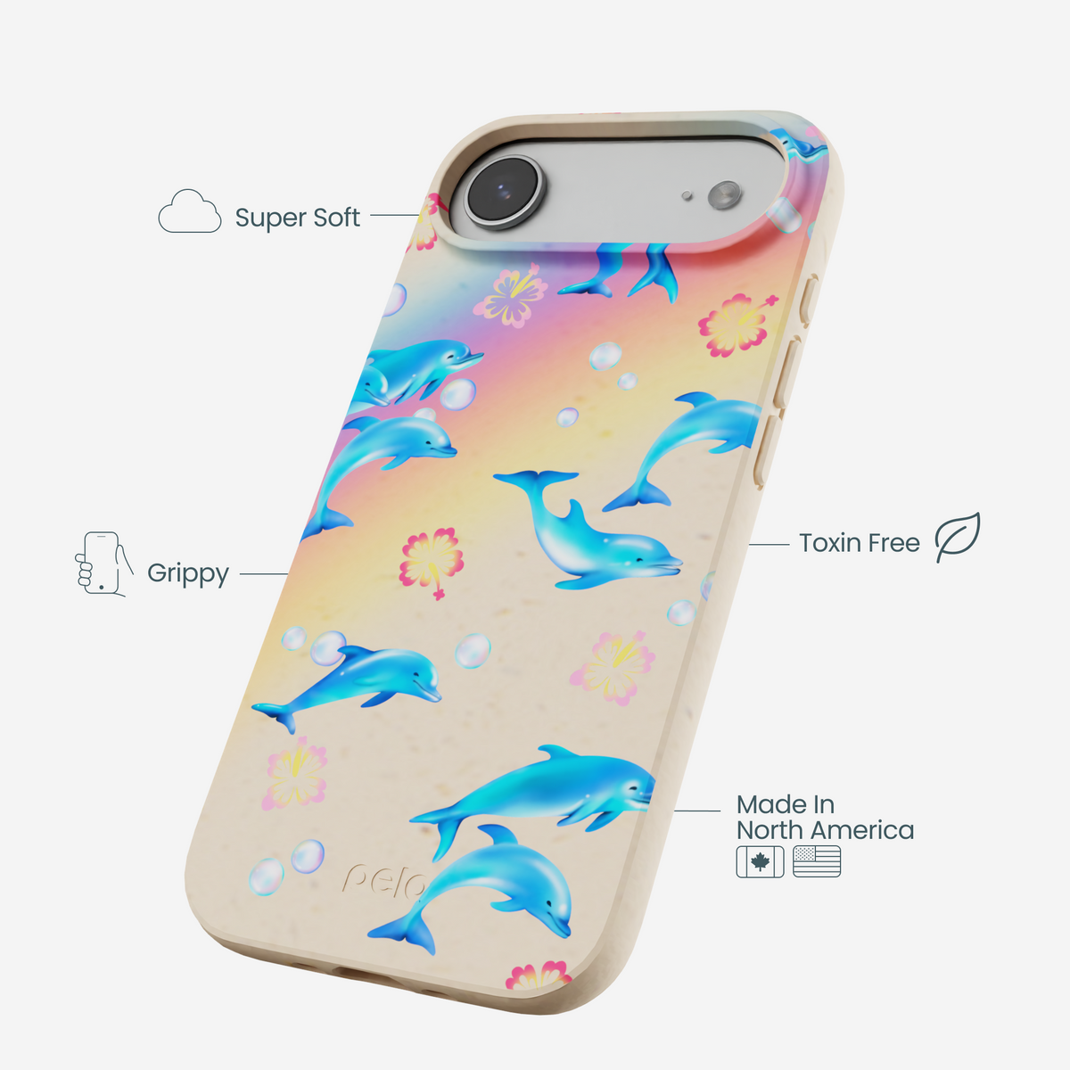 Seashell Dolphin Sunset iPhone Air Case