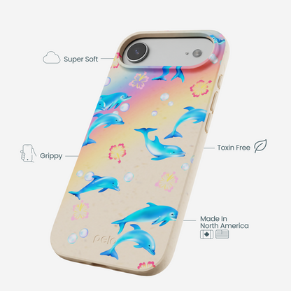 Seashell Dolphin Sunset iPhone Air Case