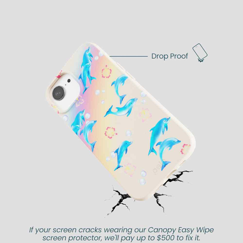 Seashell Dolphin Sunset iPhone 16e/17e Case