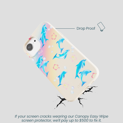 Seashell Dolphin Sunset iPhone 16e/17e Case