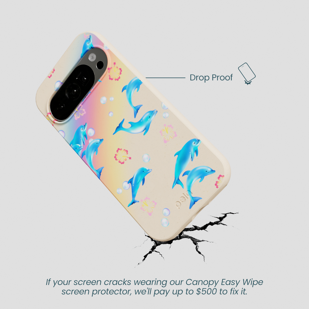 Seashell Dolphin Sunset Google Pixel 10/10 Pro Case