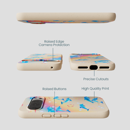 Seashell Dolphin Sunset Google Pixel 10/10 Pro Case