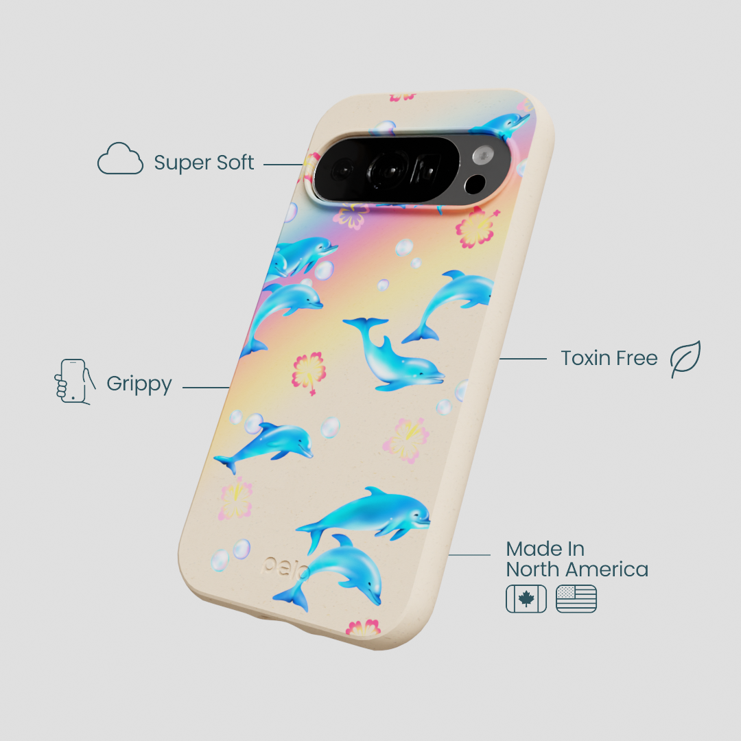 Seashell Dolphin Sunset Google Pixel 10/10 Pro Case