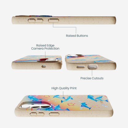 Seashell Dolphin Sunset Samsung Galaxy S26 Case
