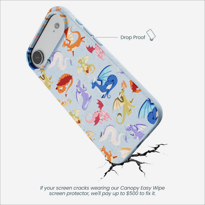 Powder Blue Dragon Cuties iPhone Air Case