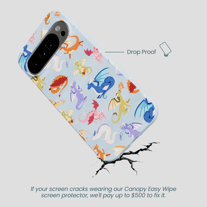 Powder Blue Dragon Cuties Google Pixel 10 Pro XL Case