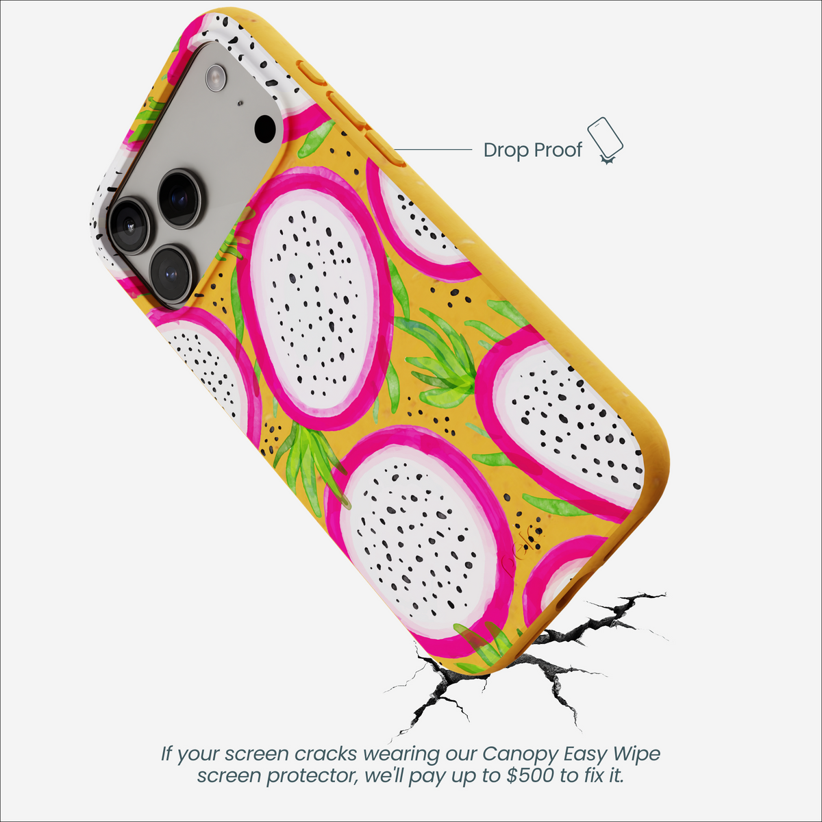 Honey Dragonfruit Pop iPhone 17 Pro Max Case