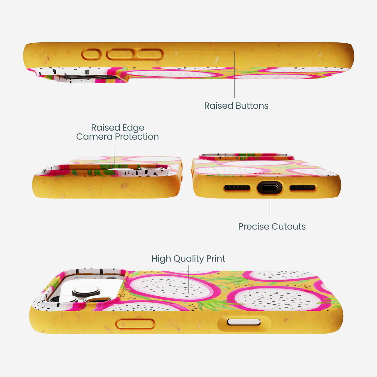 Honey Dragonfruit Pop iPhone 17 Pro Max Case