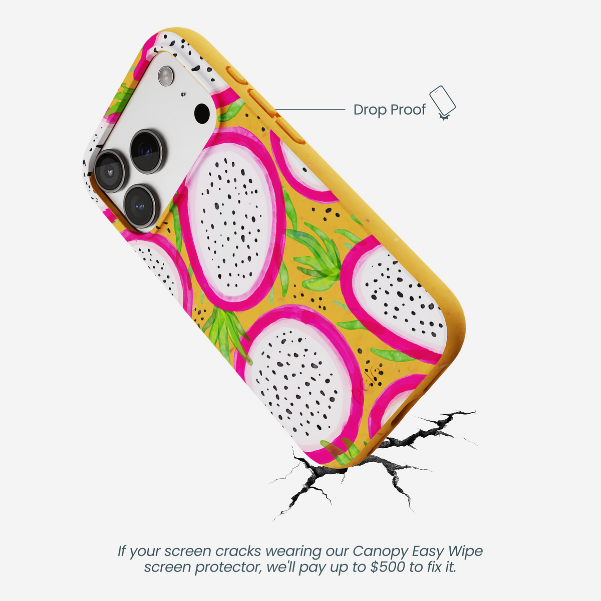Honey Dragonfruit Pop iPhone 17 Pro Case
