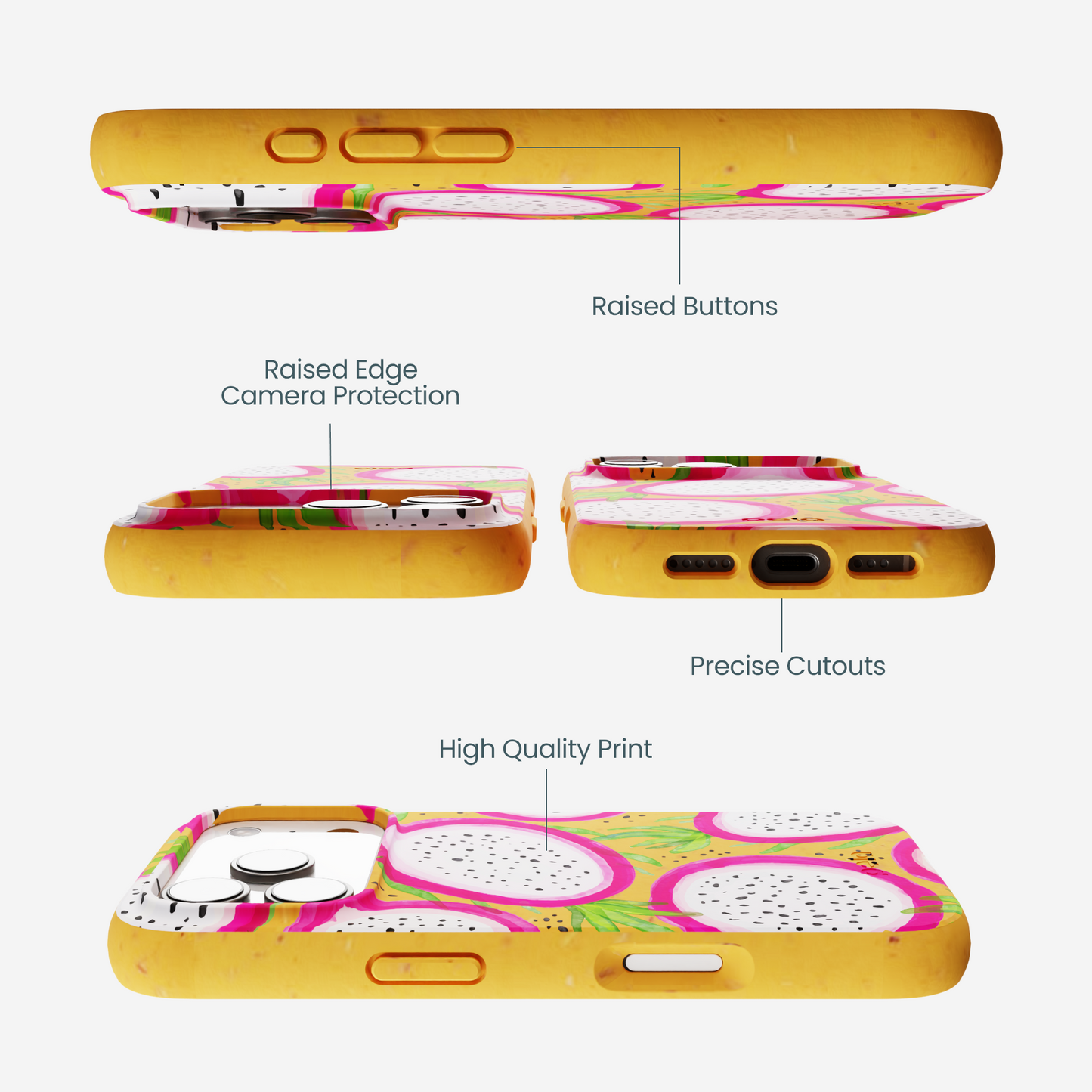 Honey Dragonfruit Pop iPhone 17 Pro Case