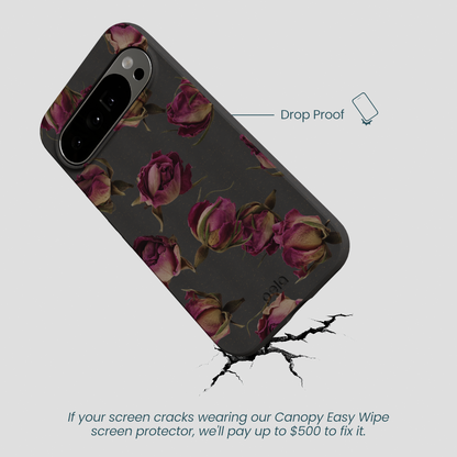 Black Dried Rosebuds Google Pixel 10 Pro XL Case