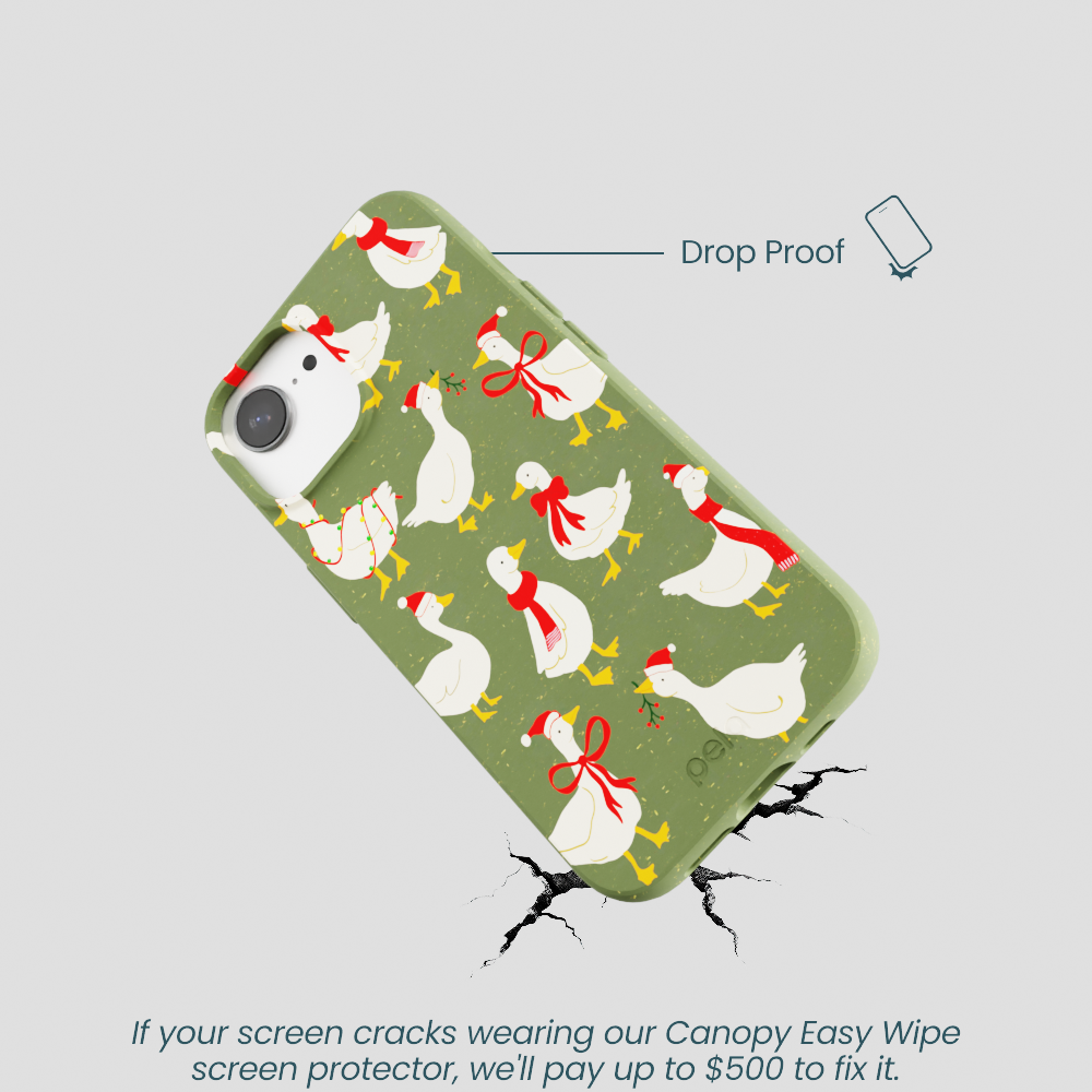 Forest Floor Duck the Halls iPhone 16e/17e Case