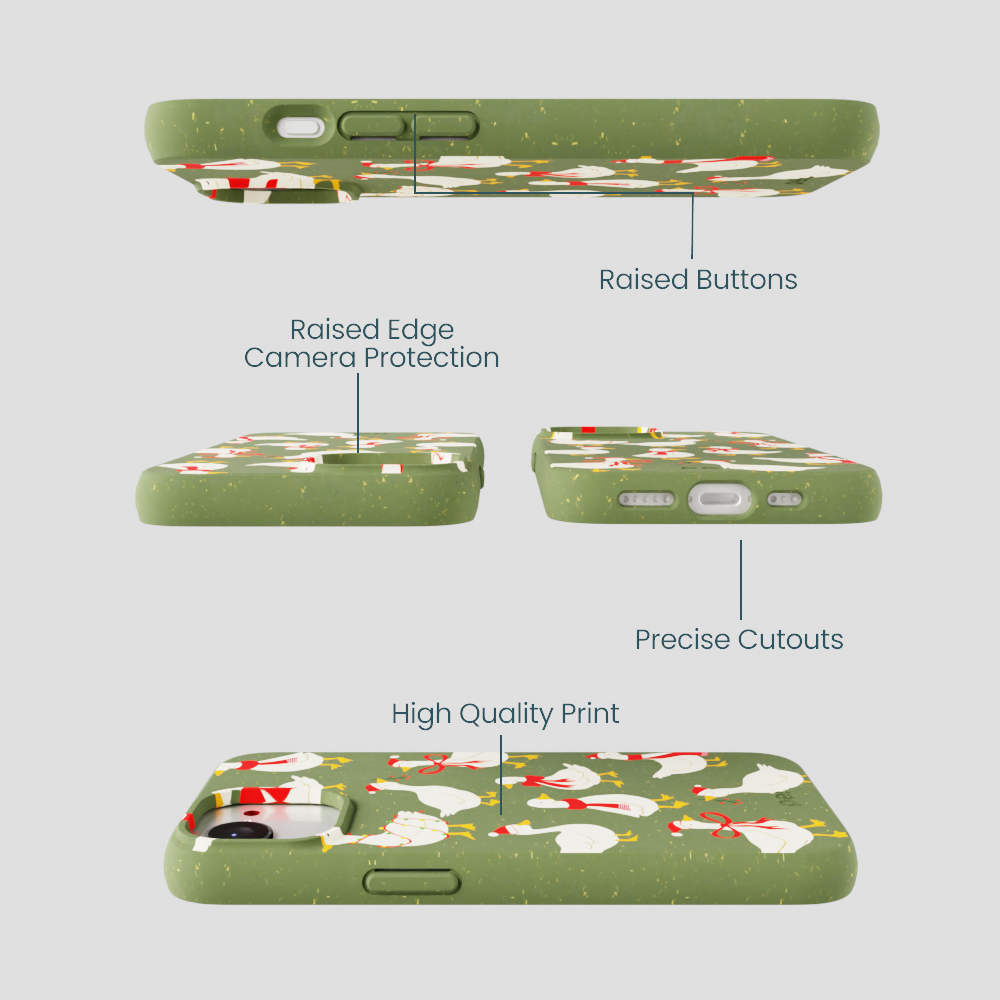Forest Floor Duck the Halls iPhone 16e/17e Case