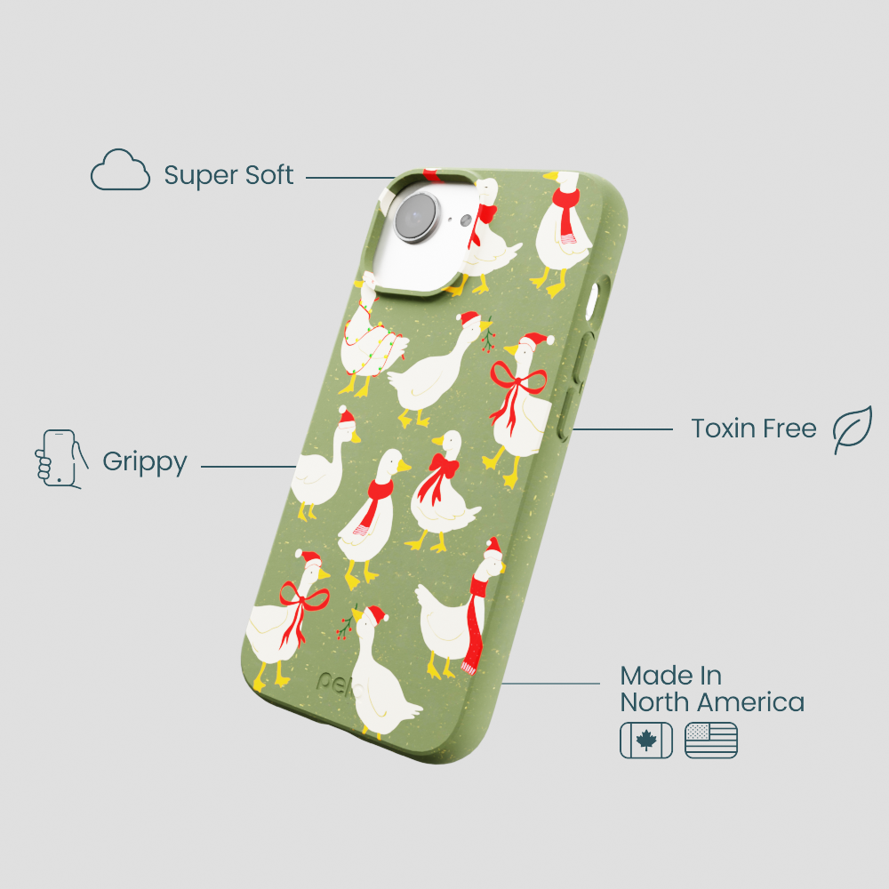 Forest Floor Duck the Halls iPhone 16e/17e Case