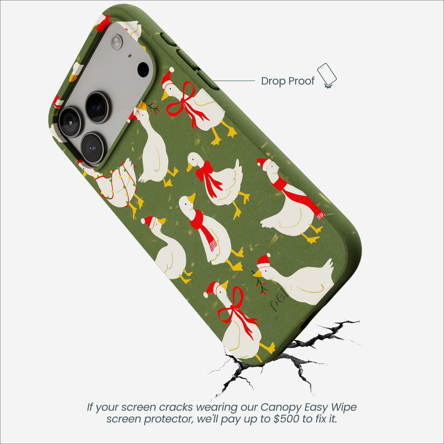 Forest Floor Duck the Halls iPhone 17 Pro Max Case