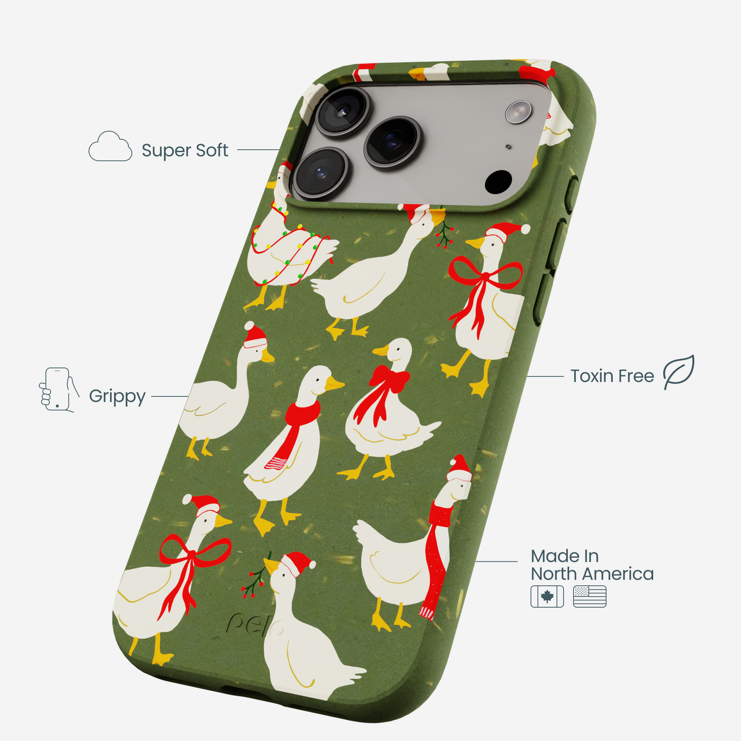 Forest Floor Duck the Halls iPhone 17 Pro Max Case