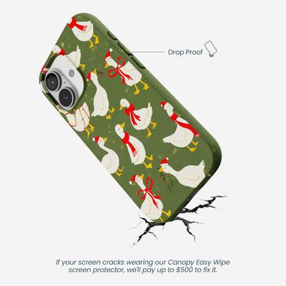 Forest Floor Duck the Halls iPhone 17 Case