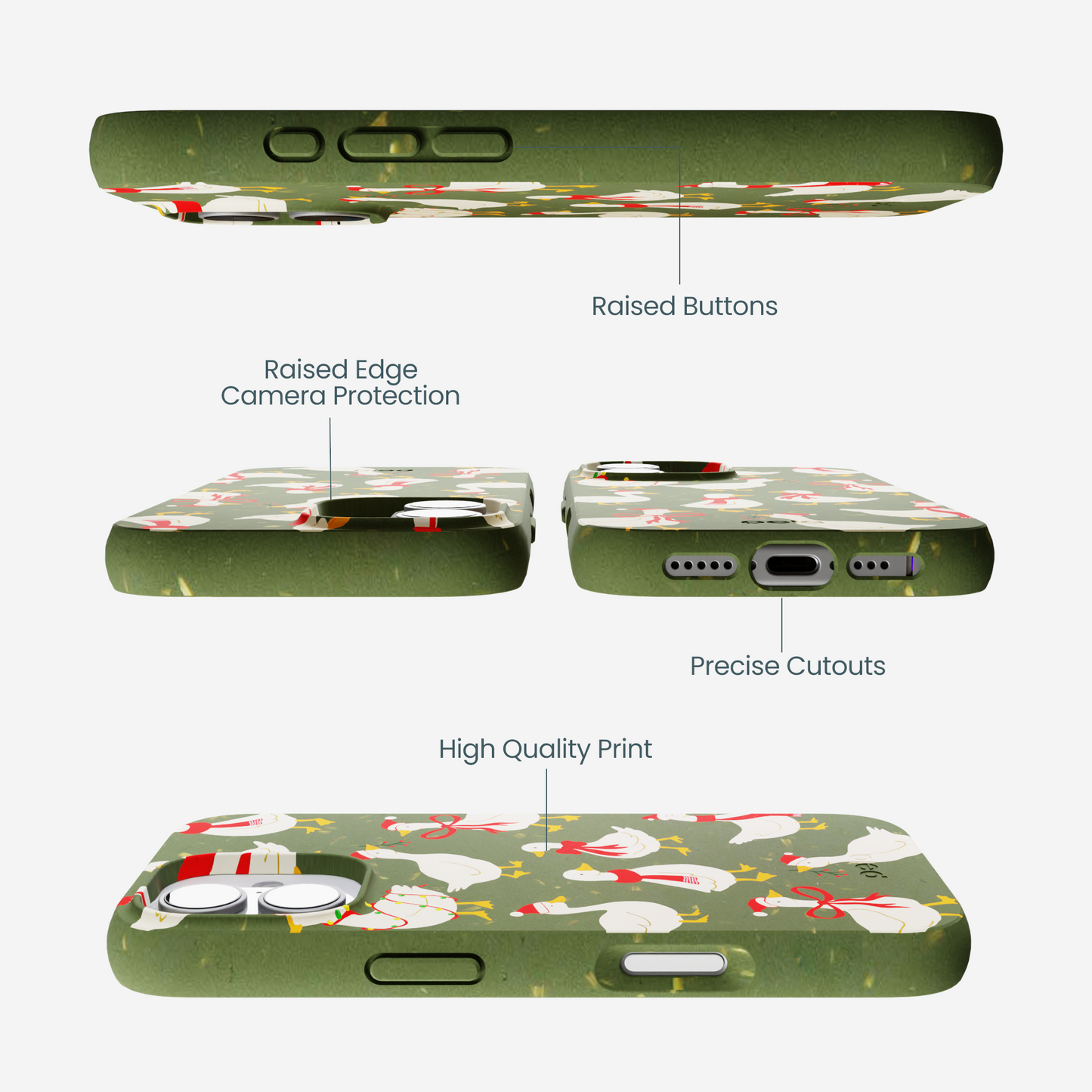 Forest Floor Duck the Halls iPhone 17 Case