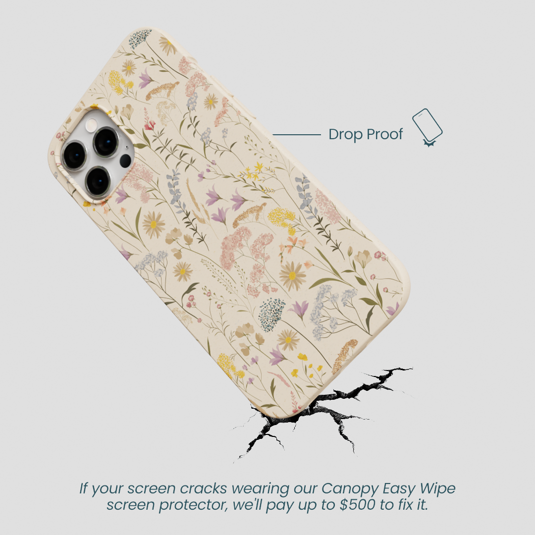 Seashell Dusty Petals iPhone 12 Pro Max Case
